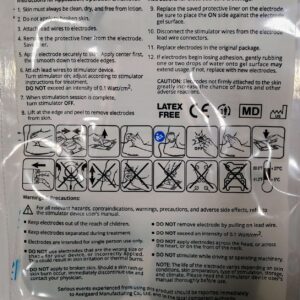 STIMEX Electrodes « Peaux sensibles » 50×50 mm USXB (4/sachet)